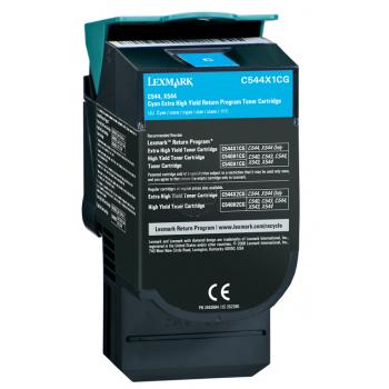Lexmark Toner-Kit Prebate cyan HC plus (C544X1CG)