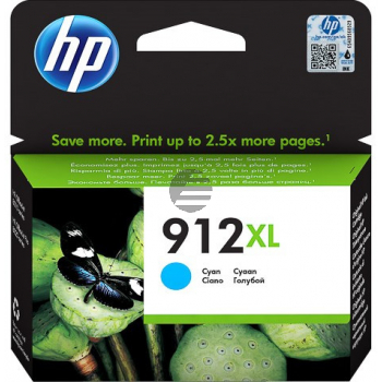 HP Tintenpatrone cyan HC (3YL81AE#BGX, 912XL)