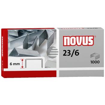 Novus Heftklammern 23/6 Inh.1000