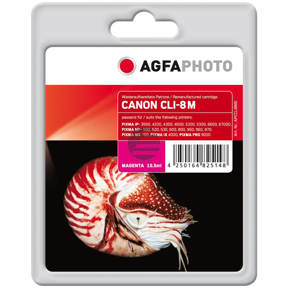 Agfaphoto Tintenpatrone magenta (APCCLI8MB) ersetzt CLI-8M