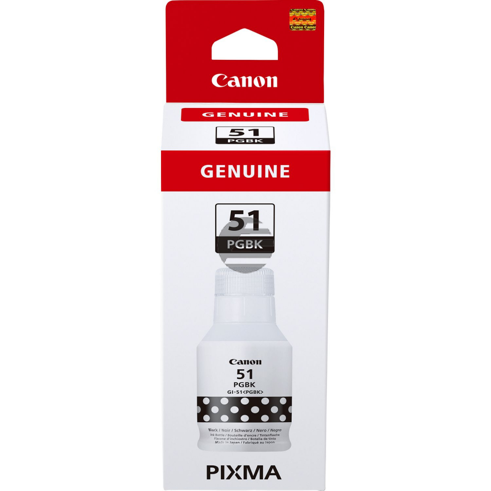 Canon Tintennachfüllfläschchen schwarz photo (4529C001, GI-51PGBK)