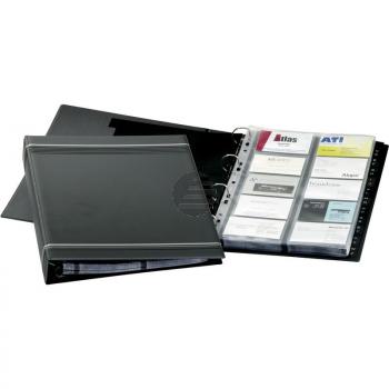 Durable Visitenkarten-Ringbuch Visifix Anthrazit A4 bis 400 Karten