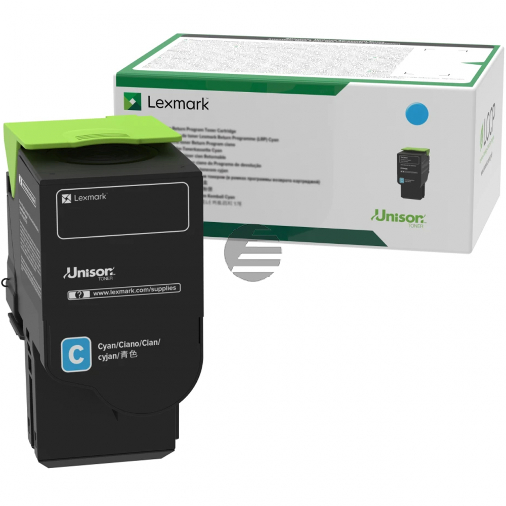 Lexmark Toner-Kit cyan HC plus (78C0X20)
