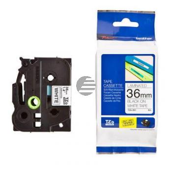 Brother Schriftbandkassette schwarz/weiß (TZE-261)