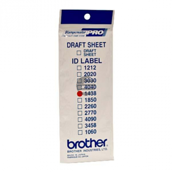 Brother Stempeletiketten schwarz/weiß (ID-1438)