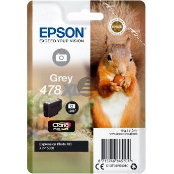 Epson Tintenpatrone grau HC (C13T04F64010, 478XL)