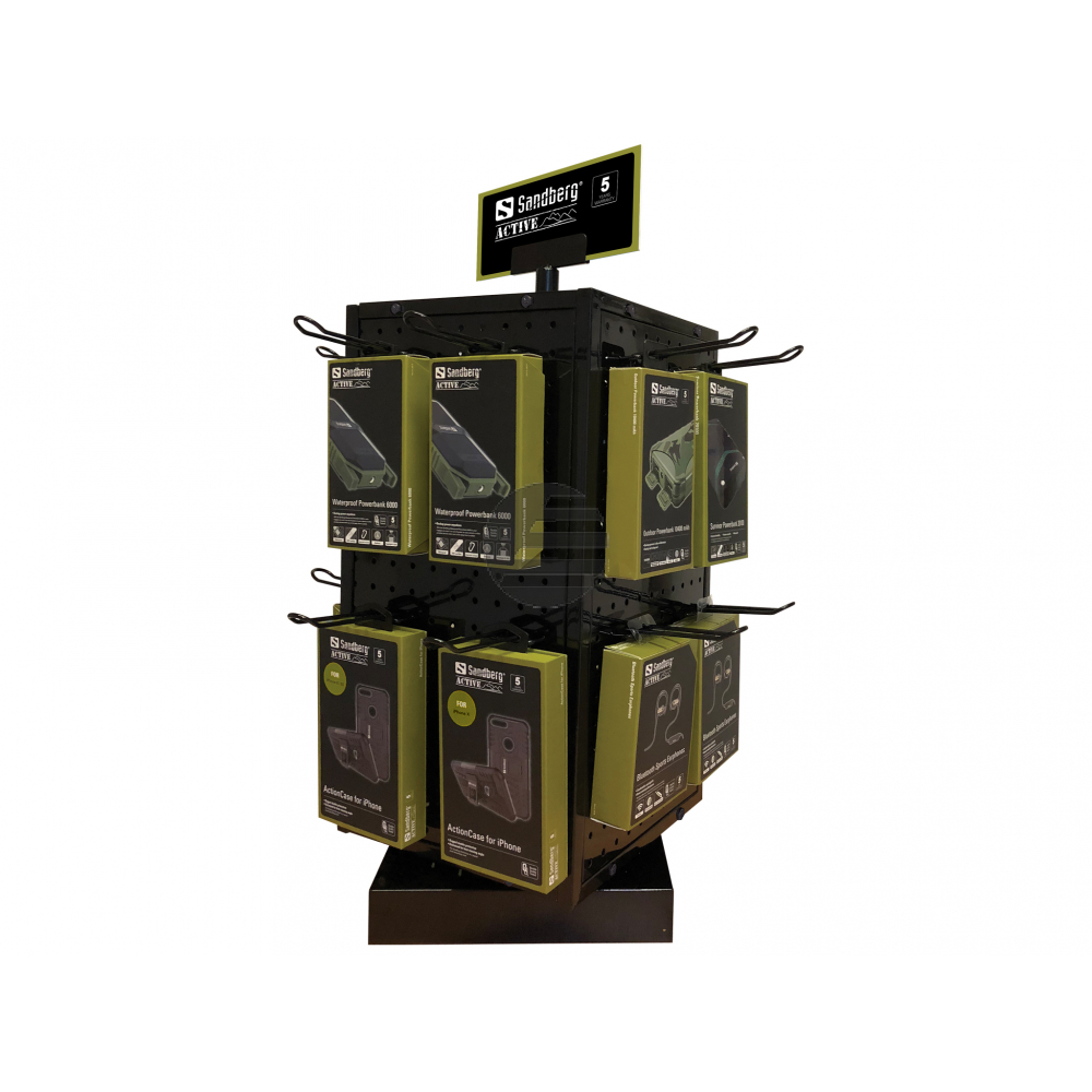 Sandberg Counter Display 4-sided Rotate