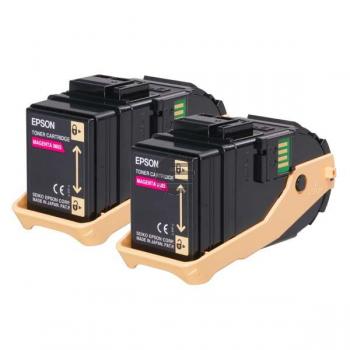 Epson Toner-Kit 2 x magenta (C13S050607, 0607)