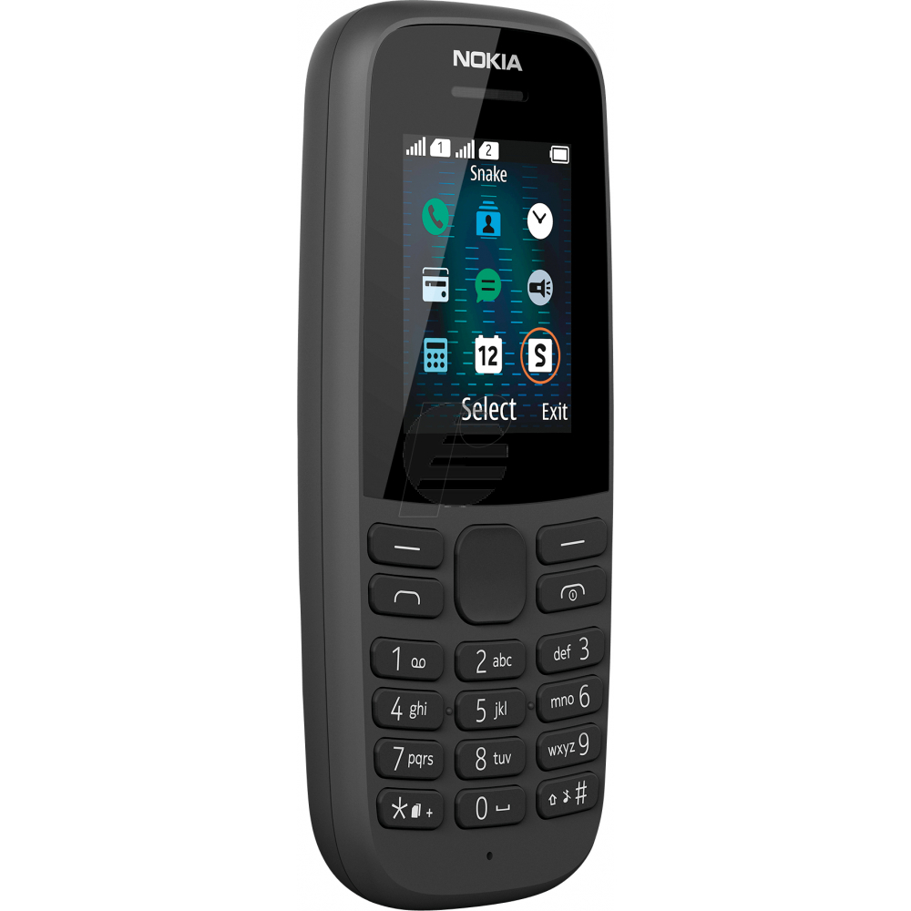 Nokia 105 Dual-SIM (2019) black