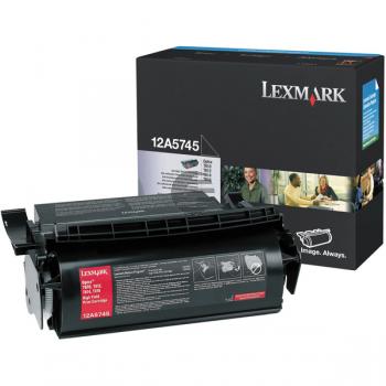 Lexmark Toner-Kartusche schwarz HC (12A5745)