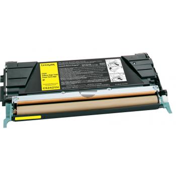 Lexmark Toner-Kartusche gelb HC (C5242YH)