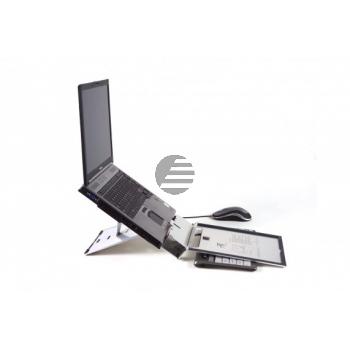 BNEQ260 BAKKER NOTEBOOKSTAENDER Ergo Q260 silber Kunststoff BNEQ260 BAKKER NOTEBOOKSTAENDER Ergo Q260 silber Kunststoff
