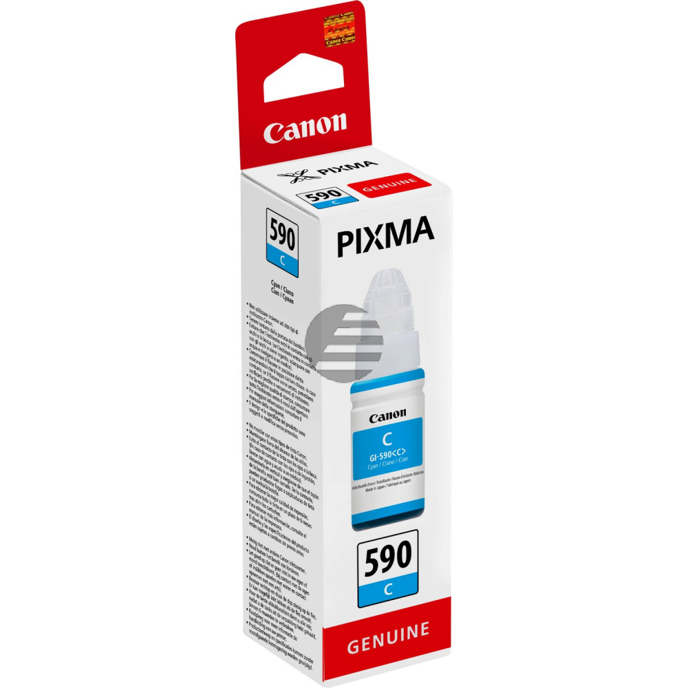Canon Tintennachfüllfläschchen cyan (1604C001, GI-590C)