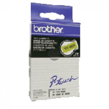 Brother Schriftbandkassette schwarz/gelb (TC-601)