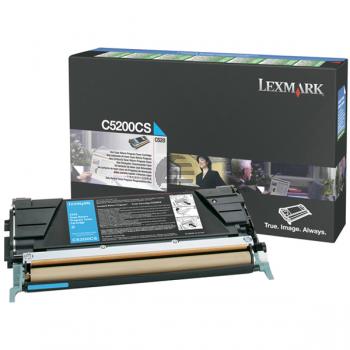 Lexmark Toner-Kartusche Prebate cyan (C5200CS)