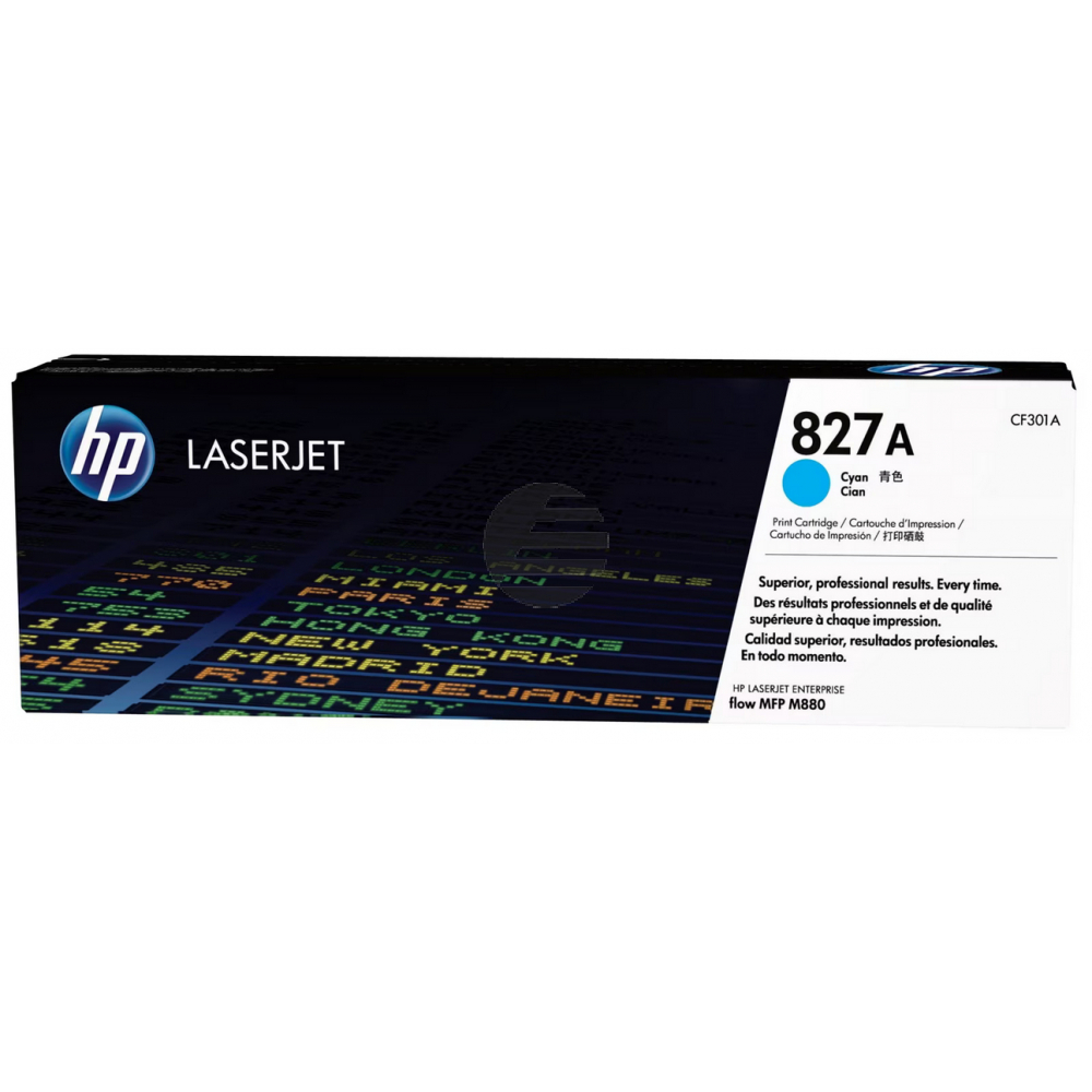 HP Toner-Kit cyan (CF301A, 827A)