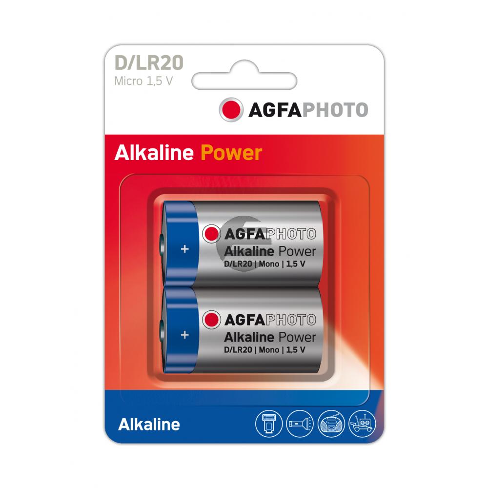 110-802619 AP MONO D BATTERIEN (2) LR20 High Quality Alkaline