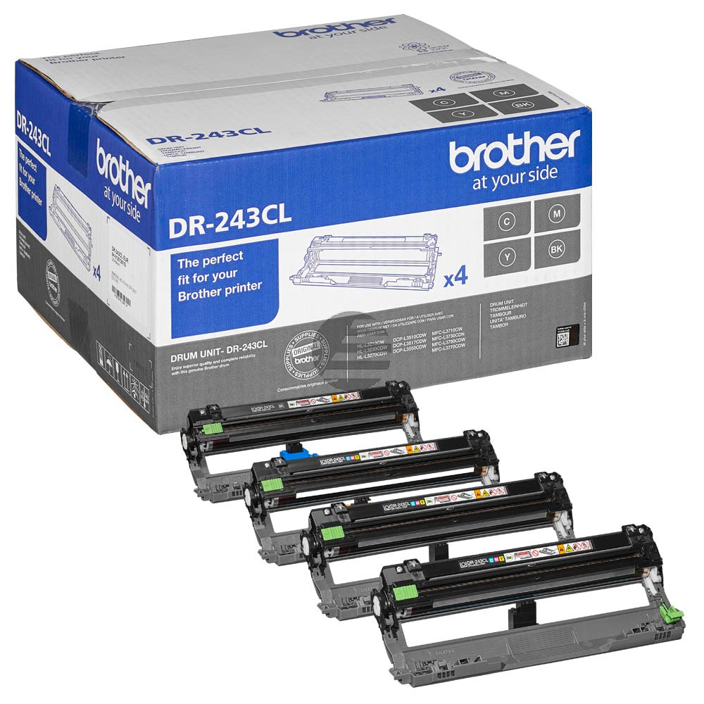 Brother Fotoleitertrommel gelb, magenta, schwarz, cyan (DR-243CL)