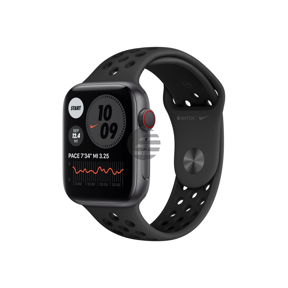 Apple Watch Series 6 Nike Cell (LTE) 44 mm Alu space grey, Sport anthrac./black