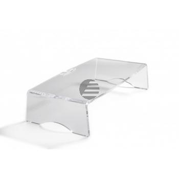 BNEQR90 BAKKER MONITORSTAENDER Q-Riser 90 transparent Kunststoff