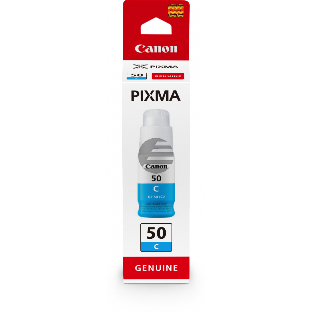 Canon Tintennachfüllfläschchen cyan (3403C001, GI-50C)