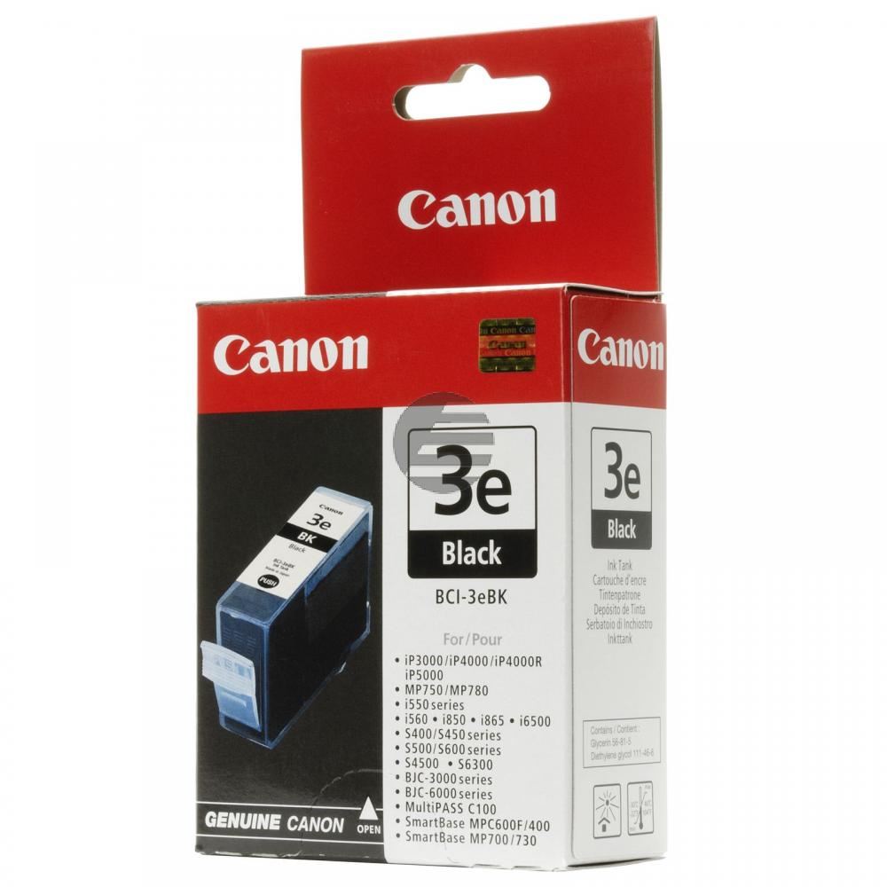 Canon Tintenpatrone schwarz (4479A002, BCI-3EBK)