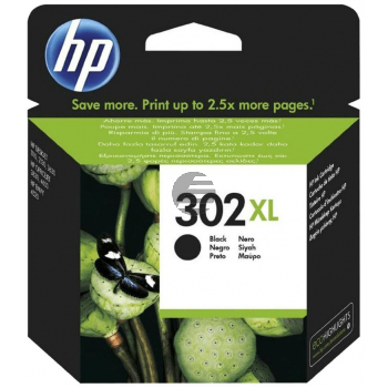 HP Tintendruckkopf schwarz HC (F6U68AE#UUS, 302XL)