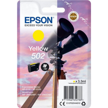 Epson Tintenpatrone gelb SC (C13T02V44010, 502)