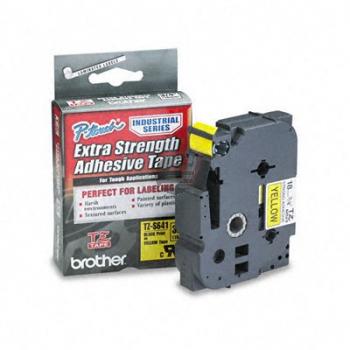 Brother Schriftbandkassette schwarz/gelb (TZE-S641)