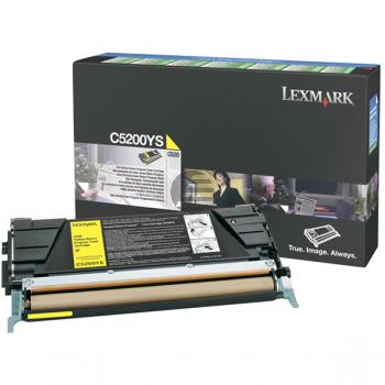 Lexmark Toner-Kartusche Prebate gelb (C5200YS)
