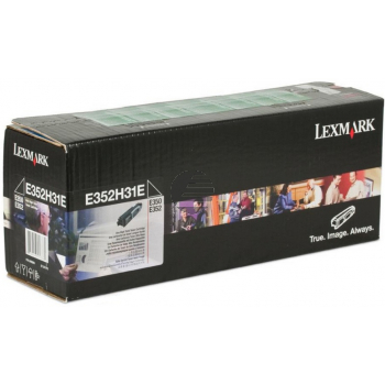 Lexmark Toner-Kartusche Corporate schwarz HC (E352H31E)