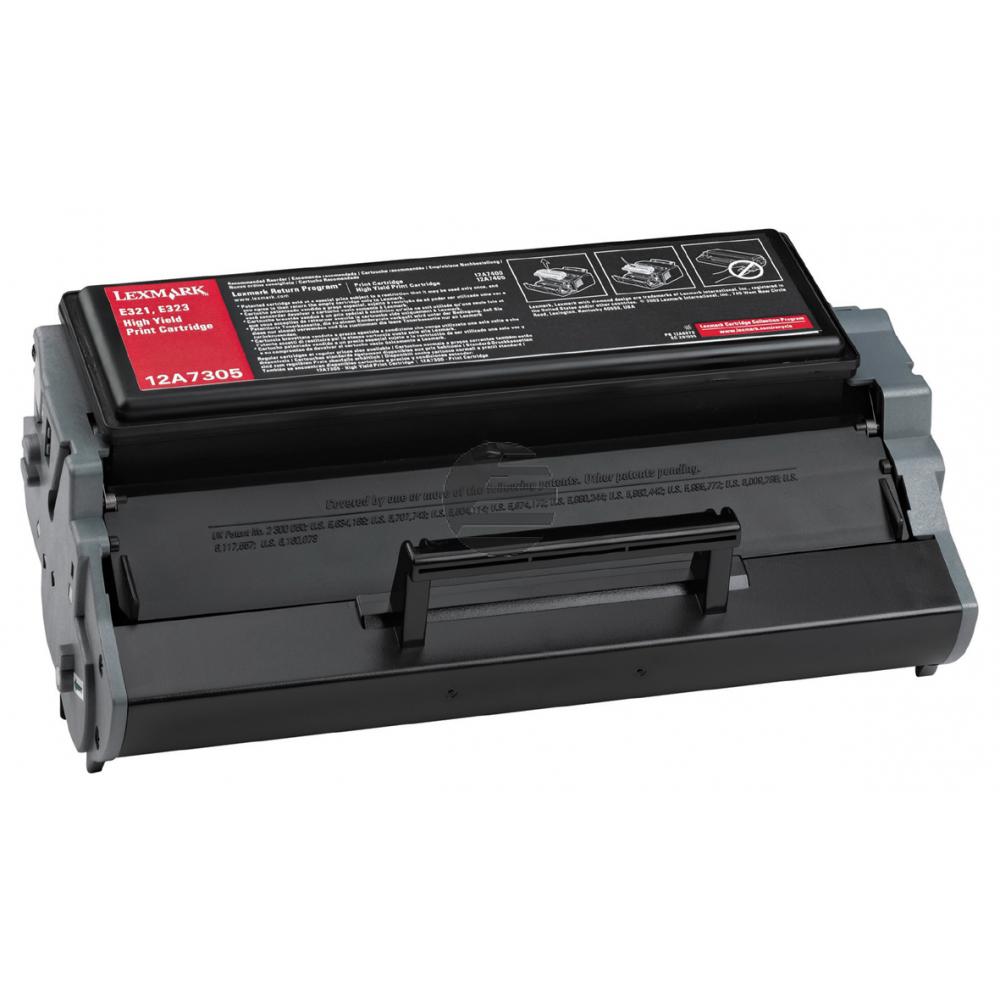 Lexmark Toner-Kartusche schwarz HC (12A7305)