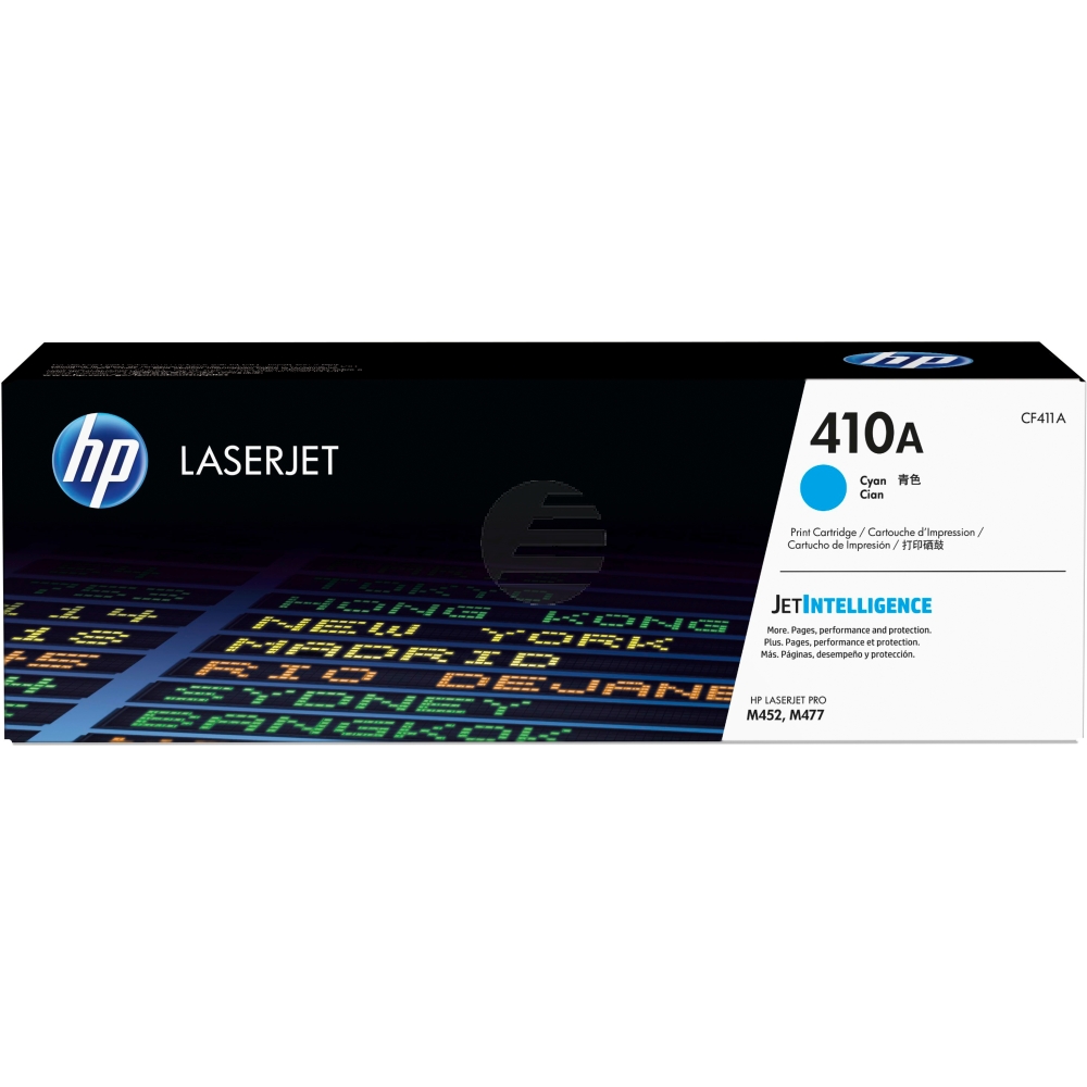 HP Toner-Kartusche cyan (CF411A, 410A)