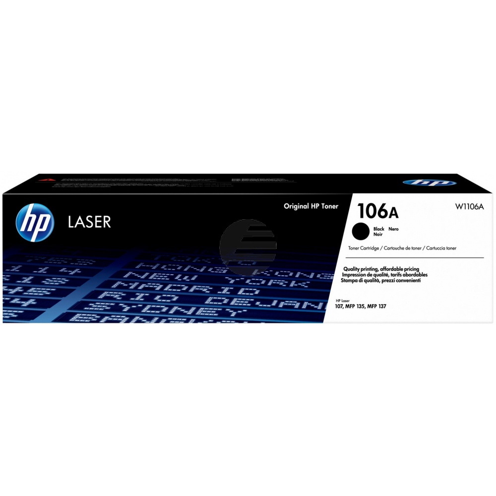 HP Toner-Kartusche schwarz (W1106A, 106A)
