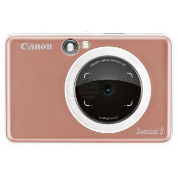 Canon Zoemini S - Digitalkamera - Kompaktkamera mit PhotoPrinter - 8.0 MPix - Bluetooth, NFC - Rosegold