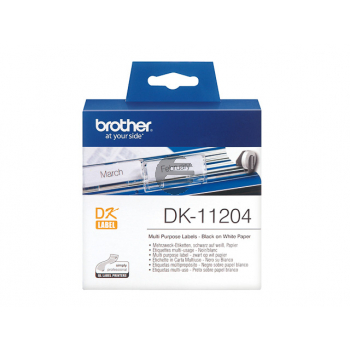 Brother Mehrzwecketiketten weiß (DK-11204)