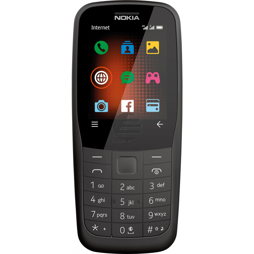 Nokia 220 4G Dual-SIM schwarz